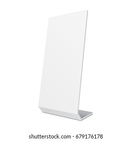 Outdoor Advertising POS POI Stand Banner Or Lightbox. Illustration Isolated On White Background. Mock Up Template Ready For Your Design. Vector EPS10