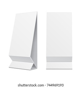 Outdoor Advertising POS POI Stand Banner Or Lightbox. Illustration Isolated On White Background. Mock Up Template Ready For Your Design. Vector EPS10