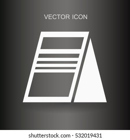 Imagen vectorial de publicidad al aire libre