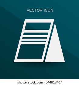Imagen vectorial de publicidad al aire libre
