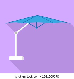 Outdoor awning icon. Flat illustration of outdoor awning vector icon for web design