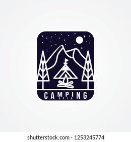 Outdoor Badge Logo Illustration
