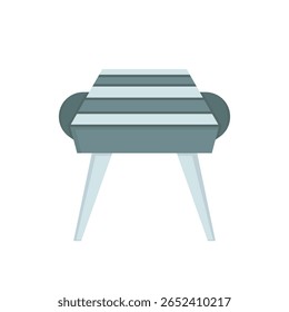 outdoor BBQ grill stove icon vector illustration