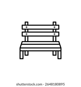 Outdoor Bench In Linear Style For Public Seating Designs Elements