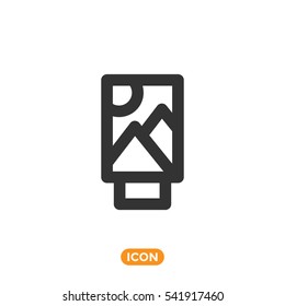 Outdoor Bigboard Vector Icon