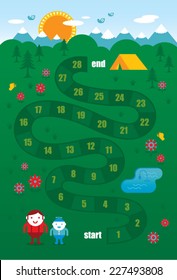 Outdoor board game