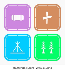 Patrón al aire libre y del campamento para la decoración, el fondo, el póster y el corte del cnc