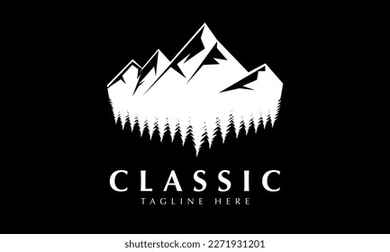 outdoor camping adventure logo25 abstract monogram vector template
