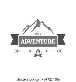 Outdoor and camping logo design template