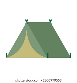 Outdoor camping tent symbol vector icon - 3