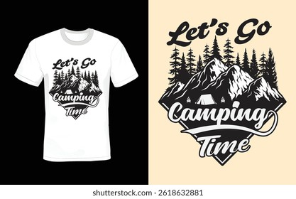 Outdoor Camping t-shirt design. mountain Explore design
