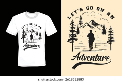 Outdoor Camping t-shirt design. mountain Explore design
