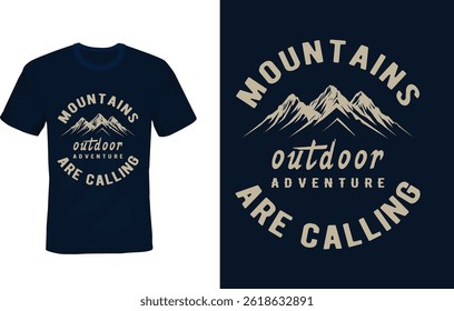 Outdoor Camping t-shirt design. mountain Explore design
