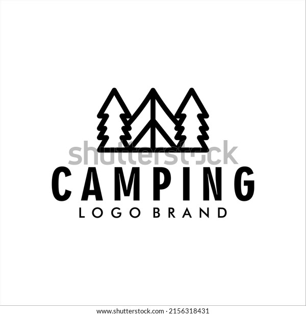 outdoor and camping vector\
icon