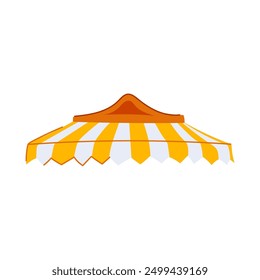 outdoor canopy awning cartoon. stripe sun, grocery window, restaurant umbrella outdoor canopy awning sign. isolated symbol vector illustration