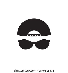 Outdoor cap logo design vector template