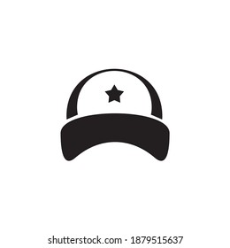 Outdoor cap logo design vector template
