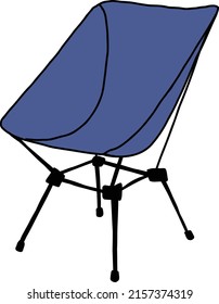 Material de ilustración vectorial para sillas al aire libre