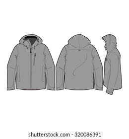 Outdoor Climbing Jacket Template