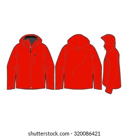 Outdoor Climbing Jacket Template