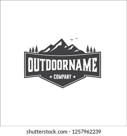 Outdoor Club Logo Stock Vector (Royalty Free) 1257962239 | Shutterstock