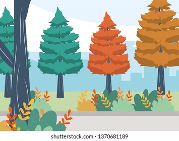 outdoor concept cartoon