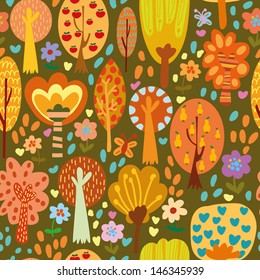 Outdoor concept seamless pattern.Seamless pattern can be used for wallpaper, pattern fills, web page backgrounds, surface textures.