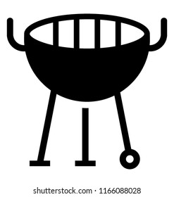 
An outdoor cooking concept, barbeque pot
