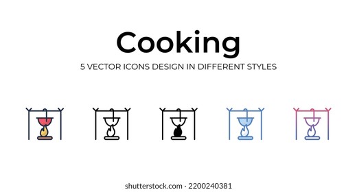 Outdoor Cooking Icon. Design From Camping Collection. Vector Illustration	