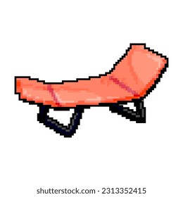 outdoor cot camp game pixel art retro vector. bit outdoor cot camp. old vintage illustration