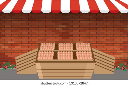 outdoor egg shop