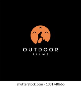 outdoor film production logo design
