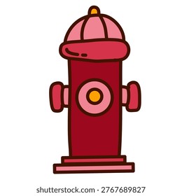 outdoor fire hydrant equipment connected to water system for fire department use