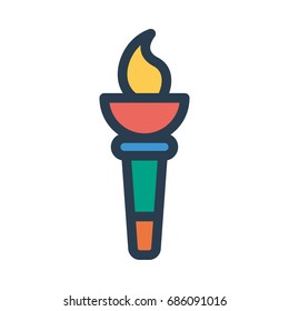 Outdoor flame icon