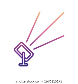 outdoor floodlight nolan icon. Simple thin line, outline vector of Spotlight icons for ui and ux, website or mobile application