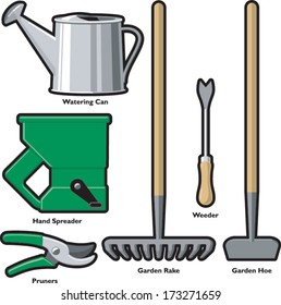 Outdoor Gardening Tools - Set 2