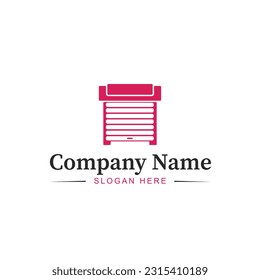 Outdoor gate and door repair logo in vector