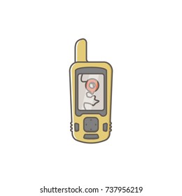 Outdoor Gear - Navigation - Icon vector illustration