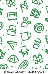 Outdoor gear pattern background for graphic design.A-size vertical.