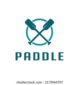 Outdoor Gear Survival with Paddle Symbol Logo Design