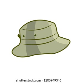 Outdoor Hat Illustration Vector isolated on white background