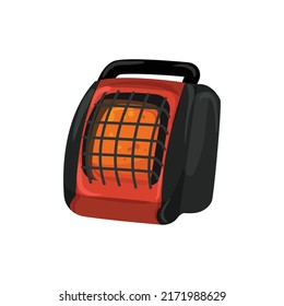 outdoor heater gas cartoon. outdoor heater gas sign. isolated symbol vector illustration