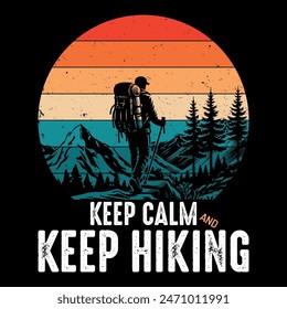 Outdoor Hiking Adventure T shirt design