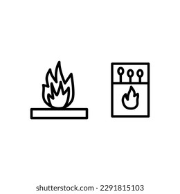Outdoor icon vector illustration logo template for many purpose. Isolated on white background.