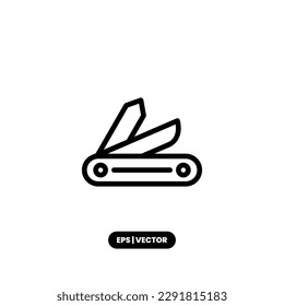 Outdoor icon vector illustration logo template for many purpose. Isolated on white background.