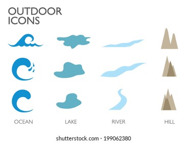 Outdoor icons