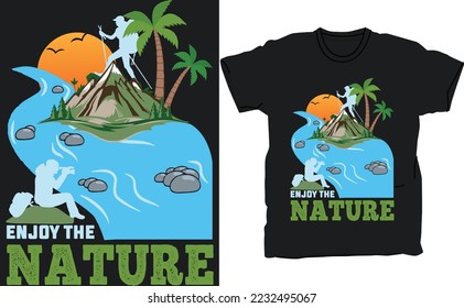 Outdoor illustration vintage design. Perfect for sticker, print design, tshirt design.