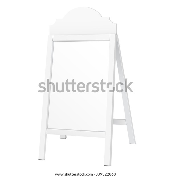 Outdoor Indoor Stander Advertising Stand Banner Stock Vector Royalty Free