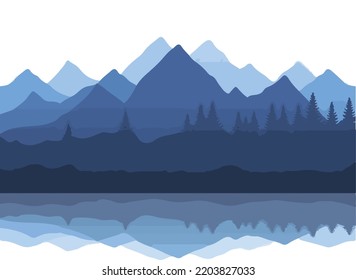 paisaje exterior con eps 10
