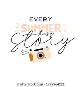 Outdoor leisure activity quotes. Trendy Summer Typographic Lettering. Summer girl. Welcome summer. Vector.  